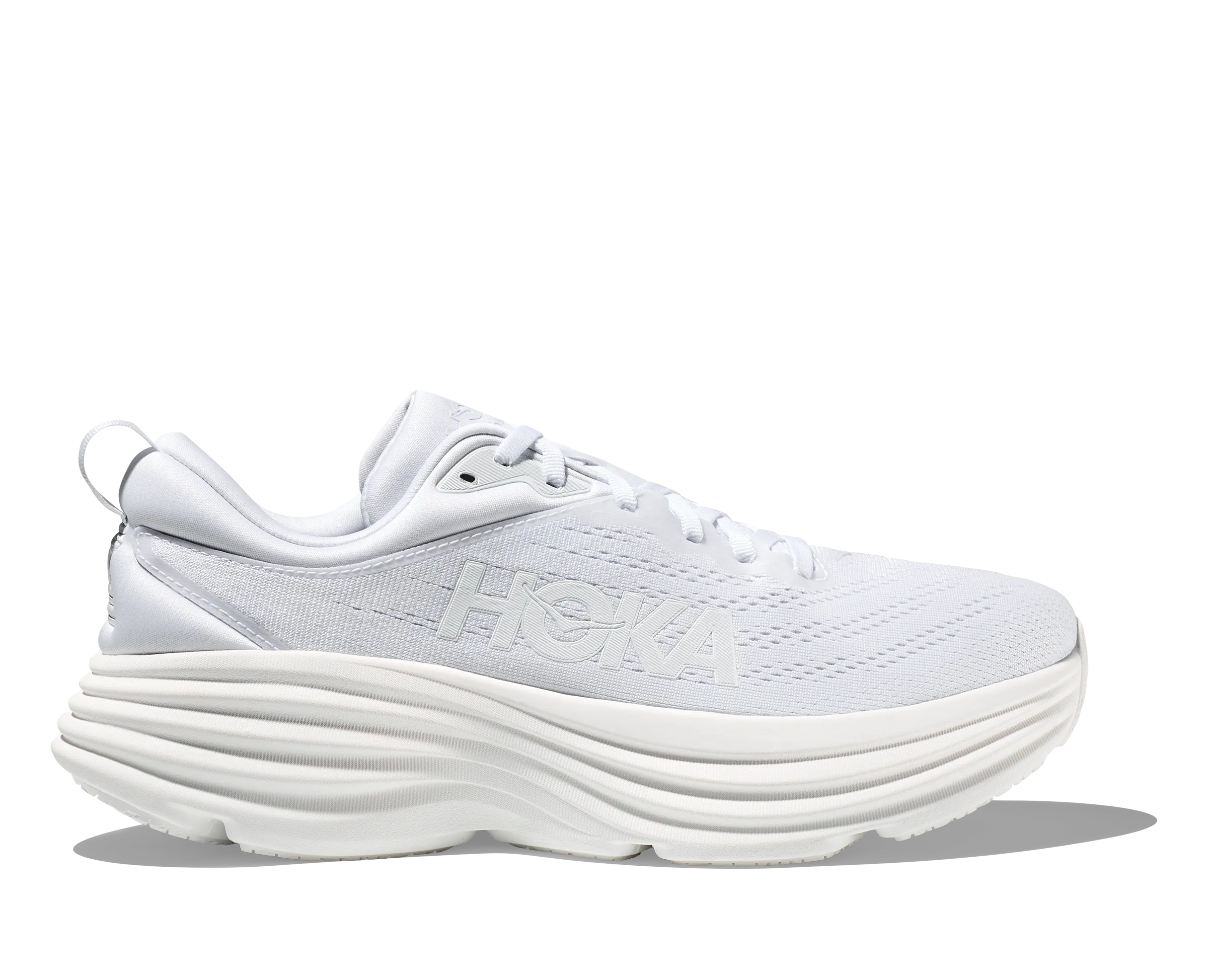 Hoka Men's Bondi 8 White/White | Buy Hoka Men's Bondi 8 White/White here | Outnorth