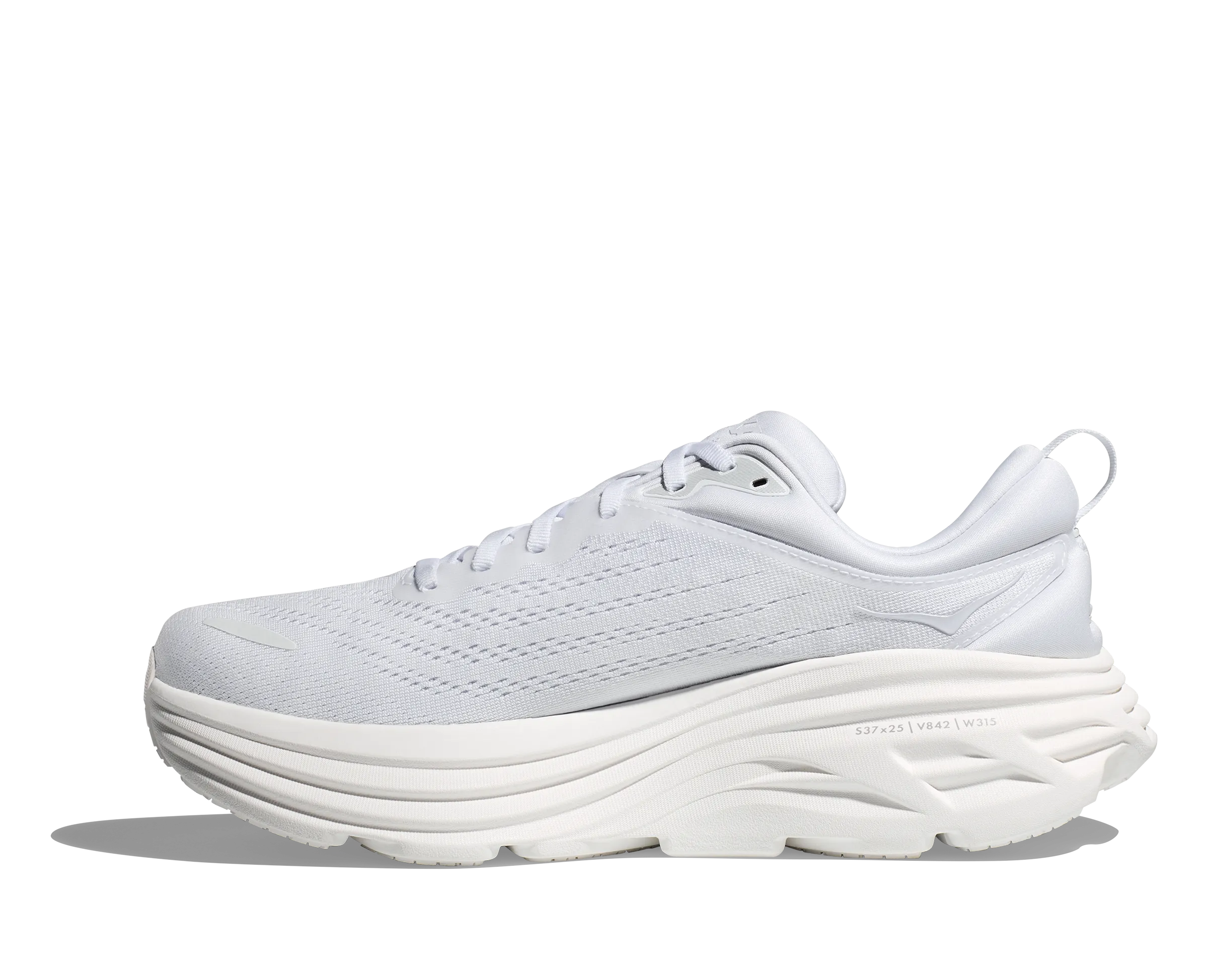 Hoka Men's Bondi 8 White/White | Buy Hoka Men's Bondi 8 White/White here | Outnorth