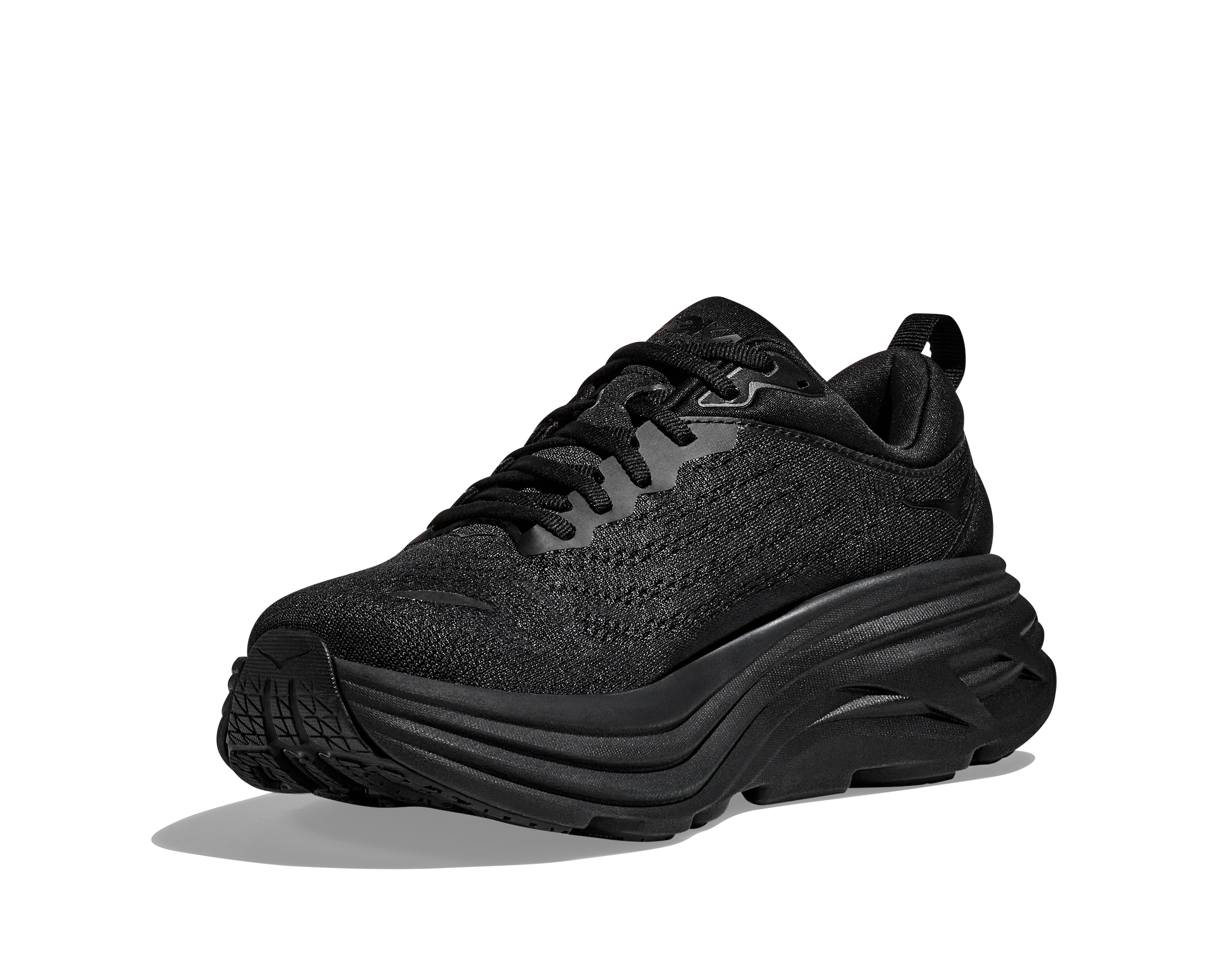 Hoka Men's Bondi 8 Wide Black/Black | Buy Hoka Men's Bondi 8 Wide Black/Black here | Outnorth