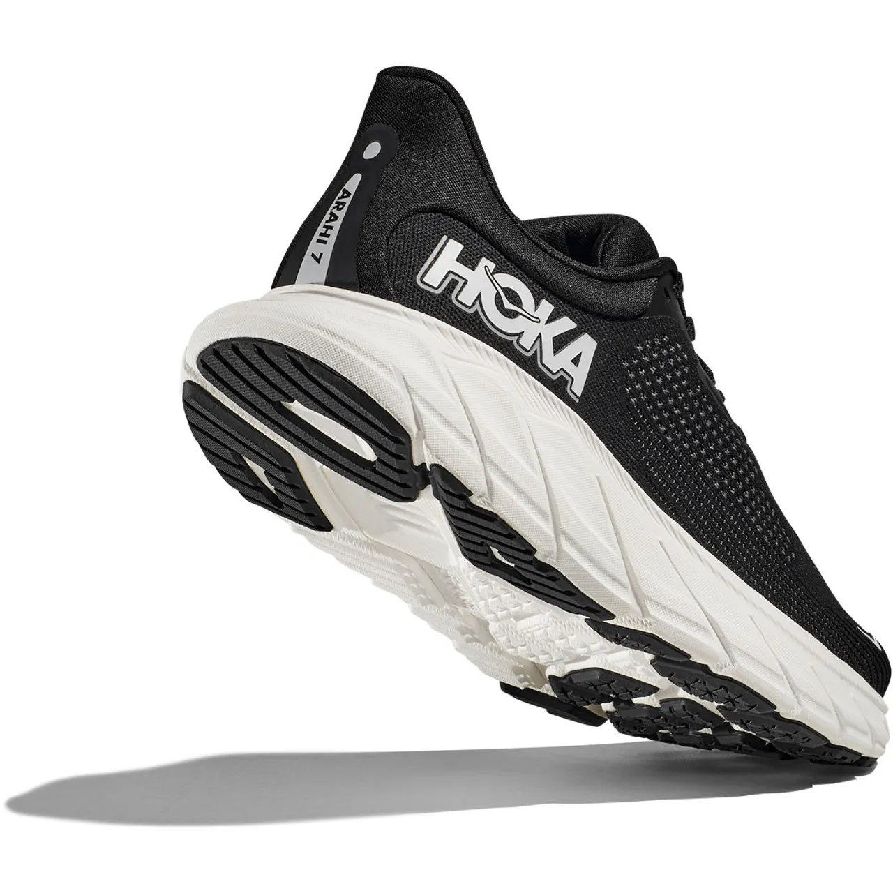 HOKA ONE ONE Men's Arahi 7 - Black / White (Wide Width)