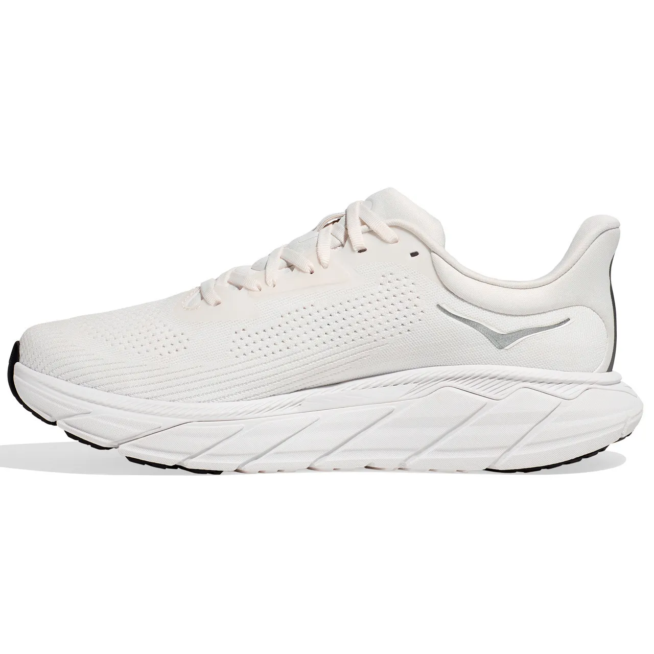 HOKA ONE ONE Men's Arahi 7 - Blanc De Blanc / Steel Wool (Medium Width)