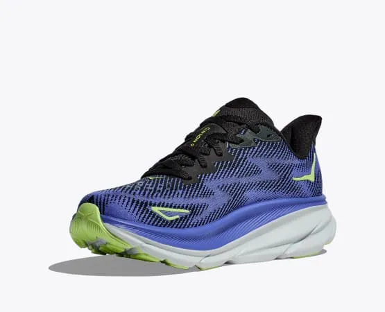 Hoka One One Women’s Clifton 9 Black / Stellar blue