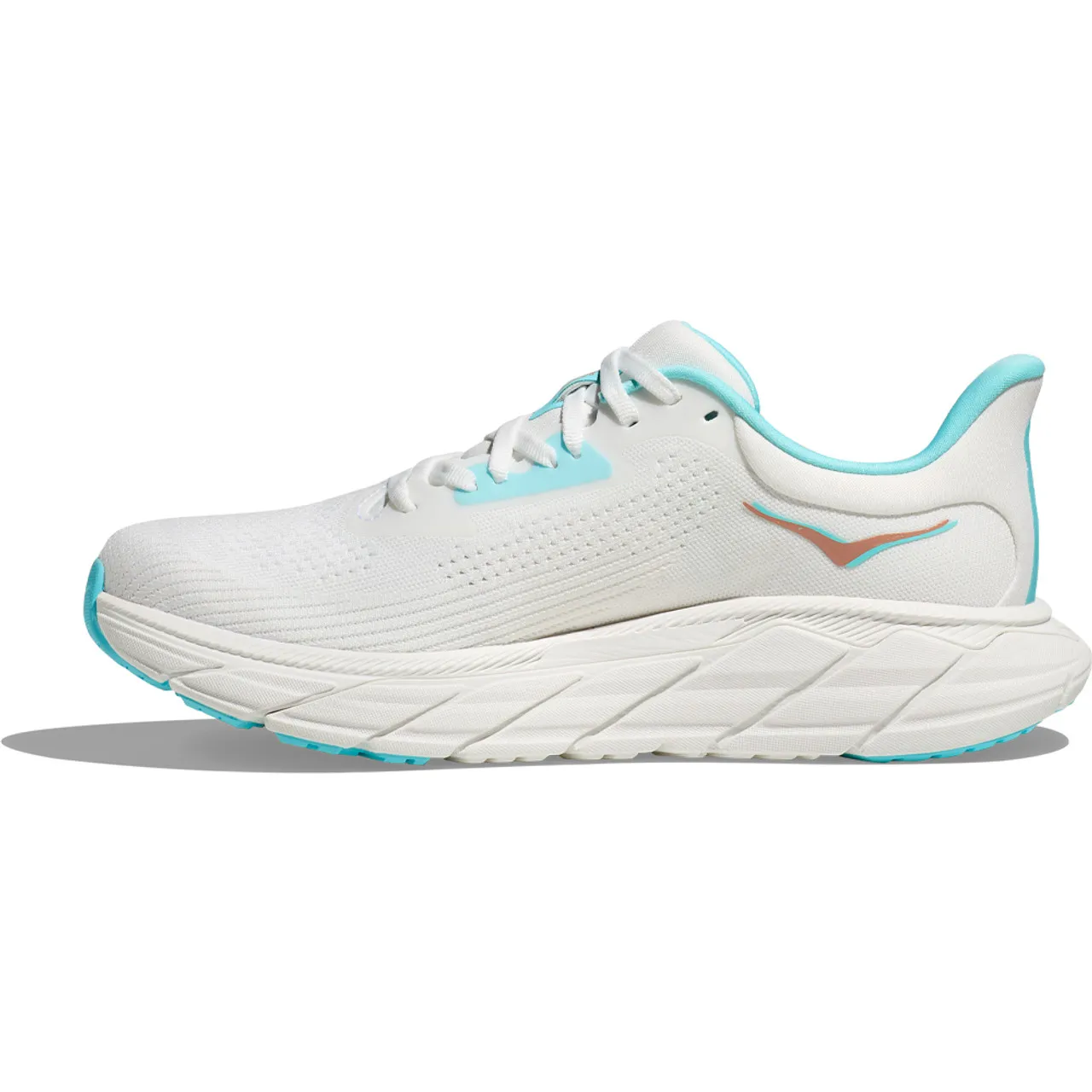 HOKA ONE ONE Women's Arahi 7 - Frost / Rose Gold (Medium Width)