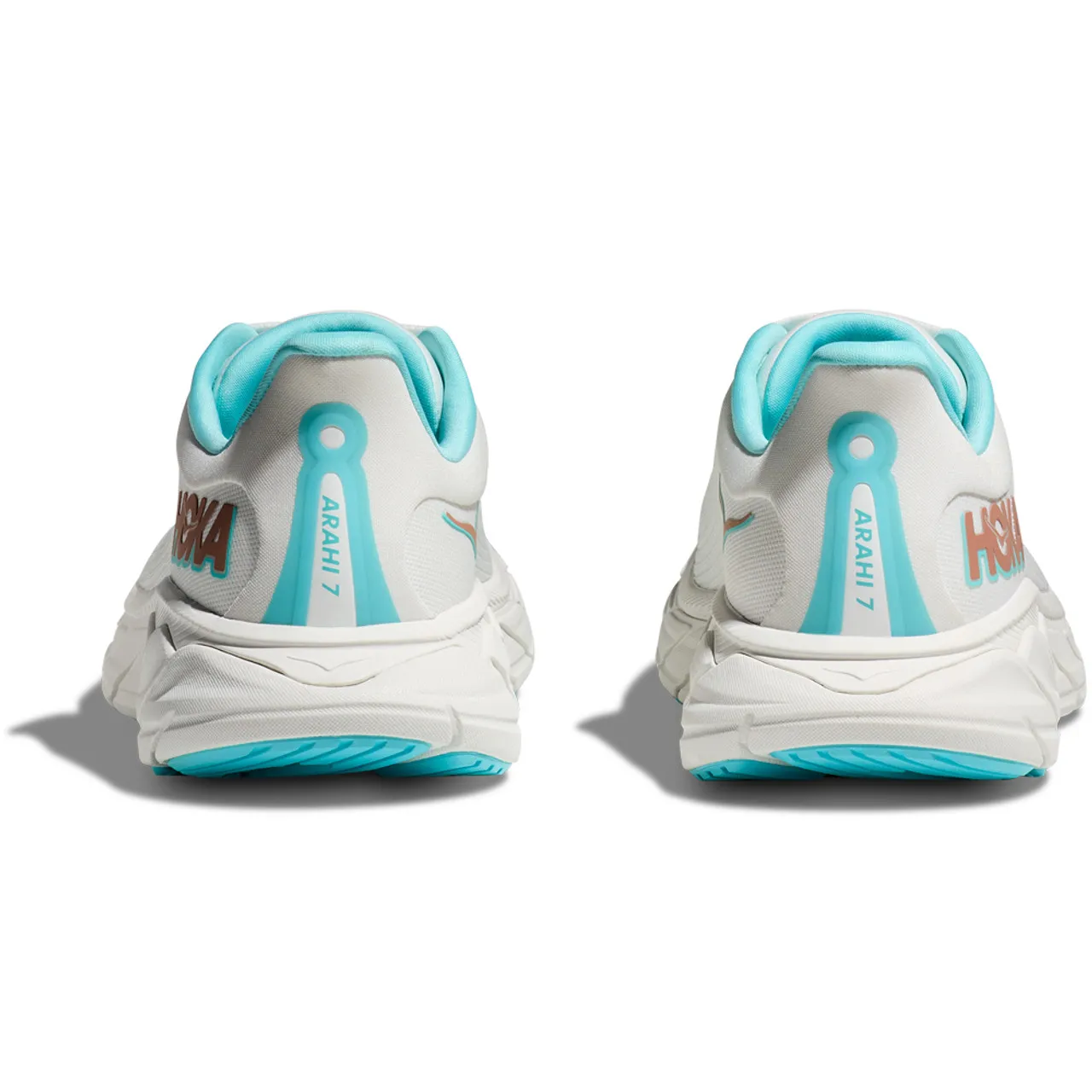 HOKA ONE ONE Women's Arahi 7 - Frost / Rose Gold (Medium Width)