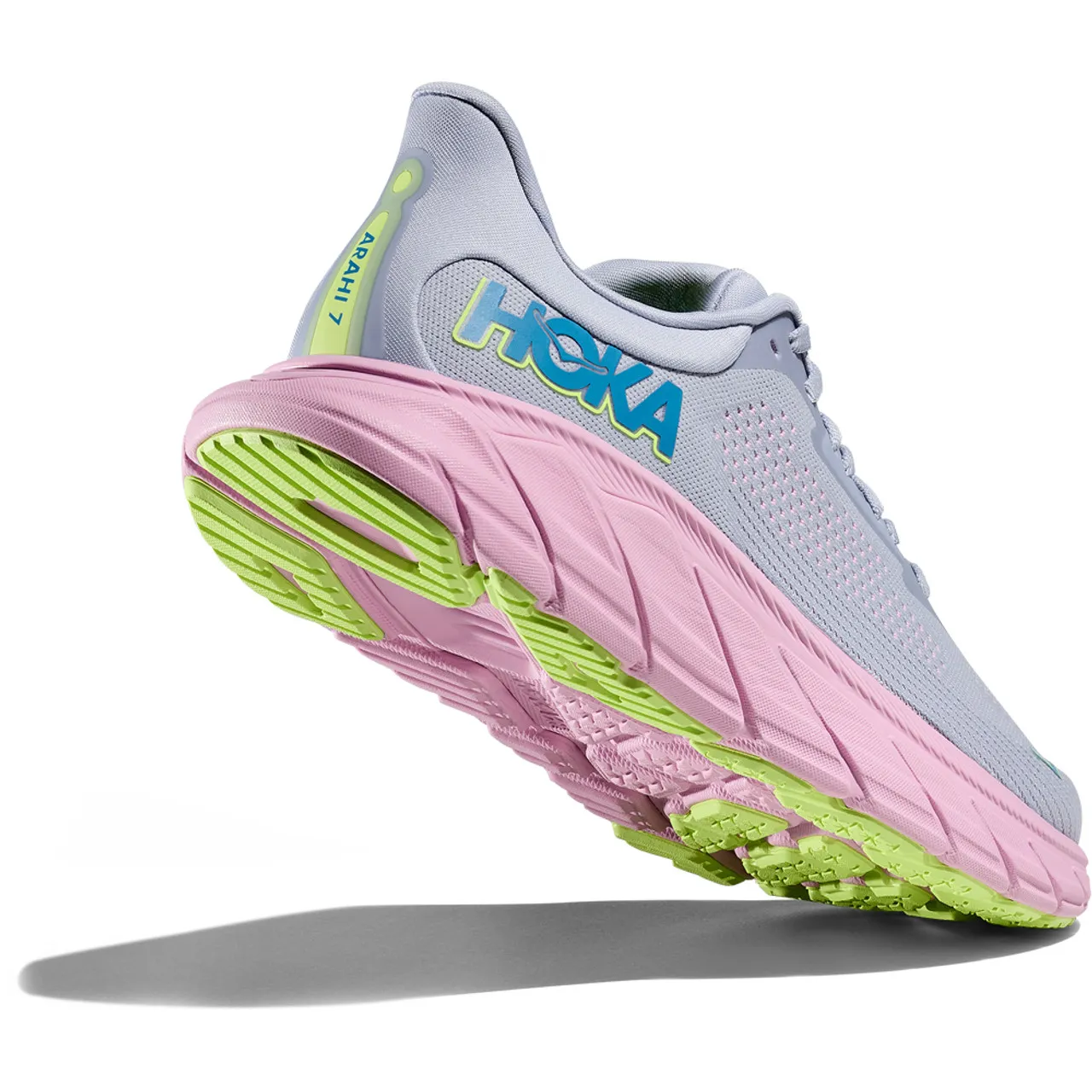 HOKA ONE ONE Women's Arahi 7 - Gull / Pink Twilight (Medium Width)