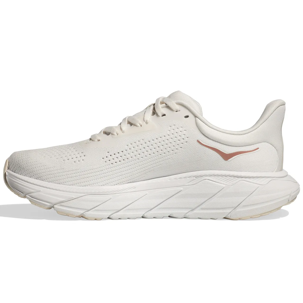 HOKA ONE ONE Women's Arahi 7 -Blanc de Blanc / Rose Gold (Medium Width) 