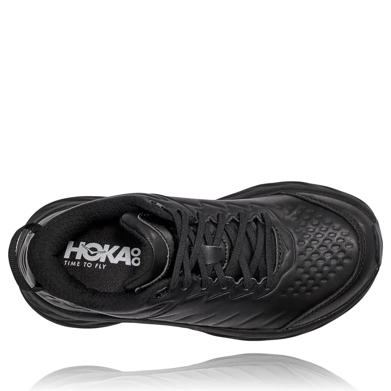 HOKA ONE ONE Women's Bondi Slip Resistant - Black / Black (Medium Width)