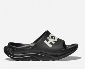 HOKA Ora Athletic Slide in Black/White