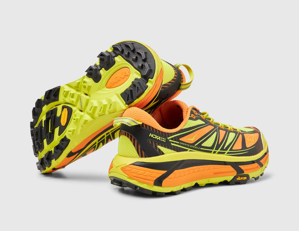 Hoka U Mafate Speed 2 Electric Tangerine / Hoka Citrus