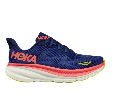 Hoka W Clifton 9 Evening Sky / Coral Women's