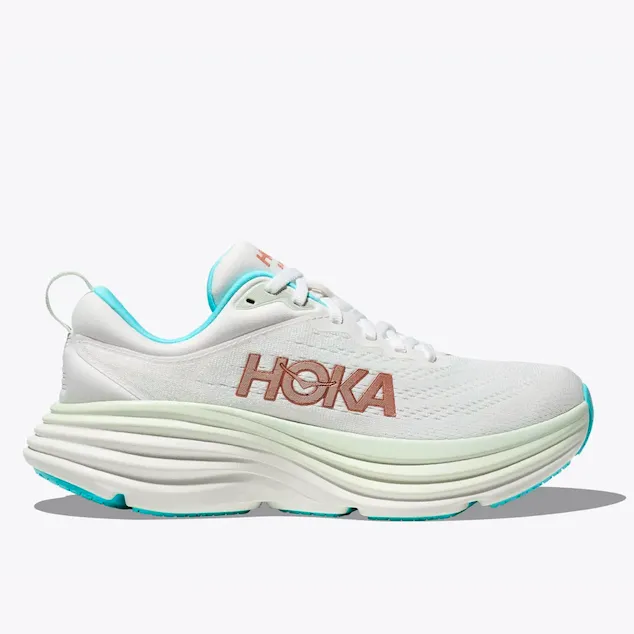 Hoka Women’s Bondi 8 Frost/Rose Gold