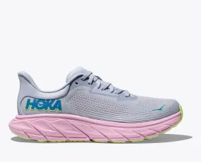 HOKA WOMENS ARAHI 7 -  GULL / PINK