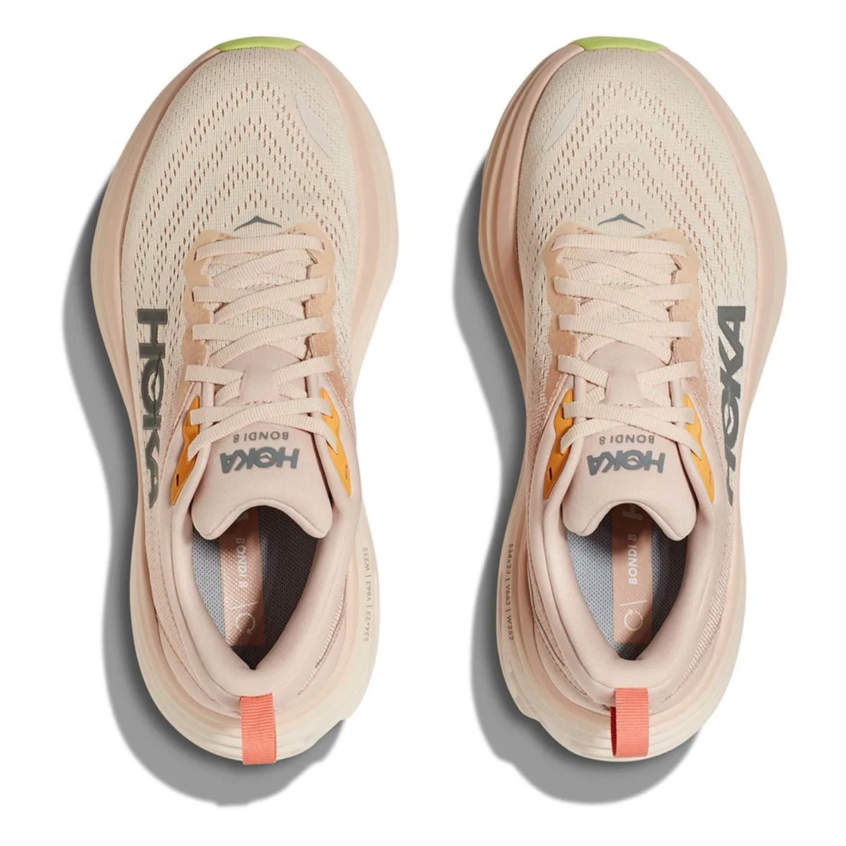 HOKA WOMENS BONDI 8 - CREAM VANILLA