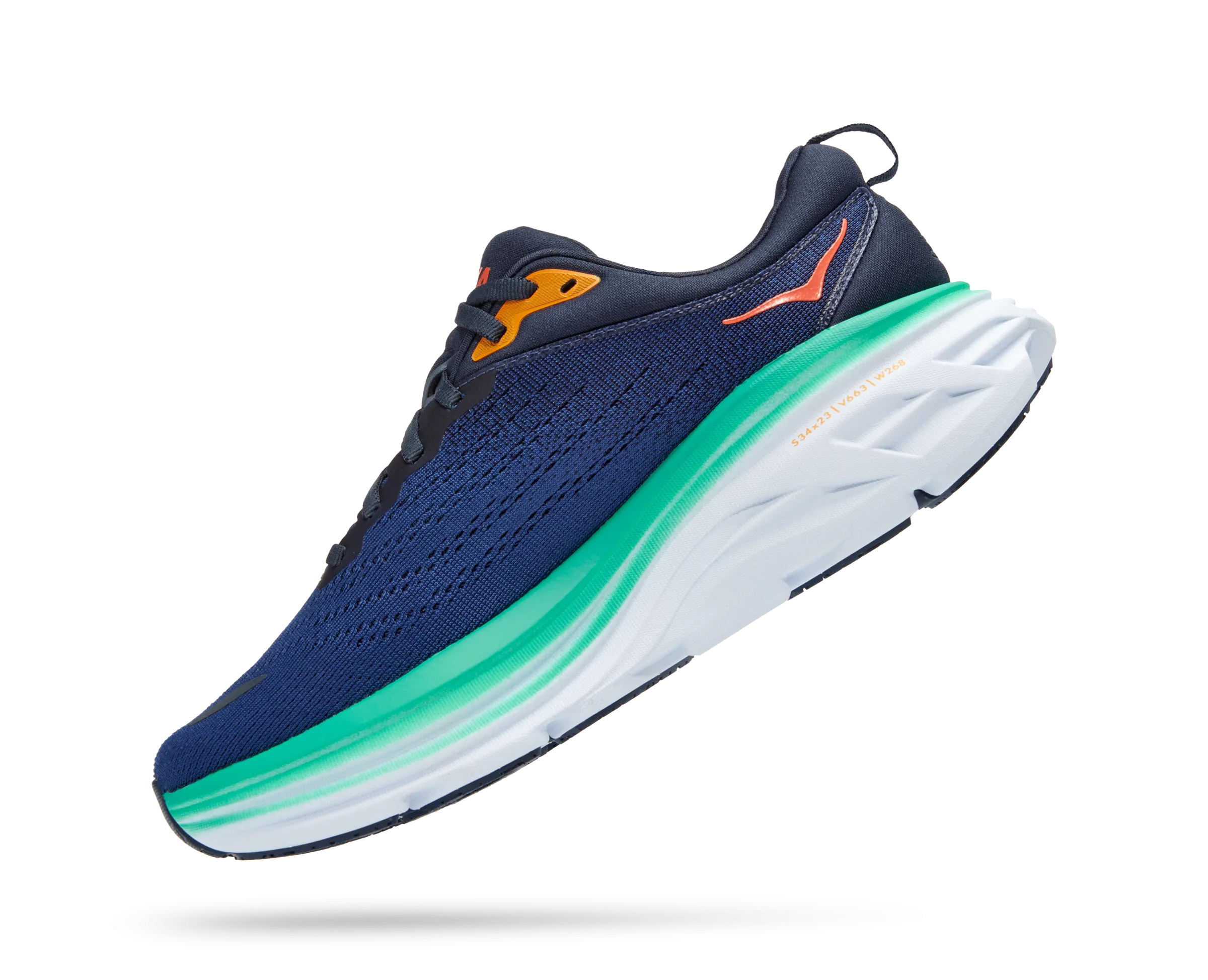 Hoka Women's Bondi 8 OuterSpace/Bellwether Blue