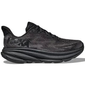 Hoka Women's Clifton 9 Running Shoes Black / Black