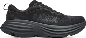 Hoka Women's Bondi 8 Black / Black | Buy Hoka Women's Bondi 8 Black / Black here | Outnorth