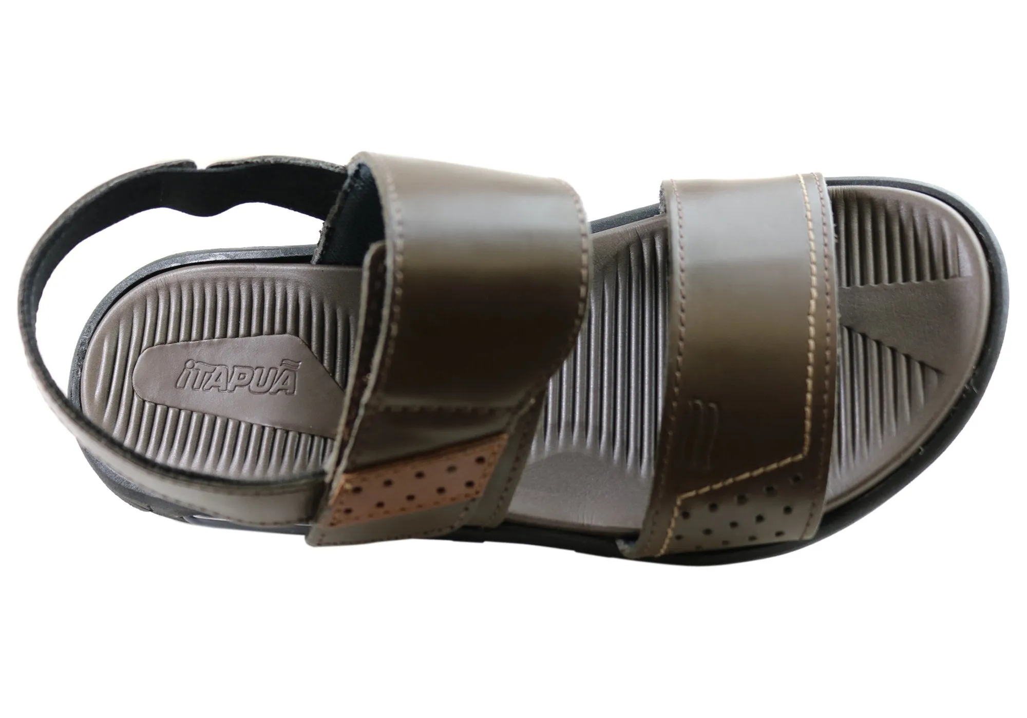 Itapua Pauly Mens Leather Comfortable Sandals Made In Brazil