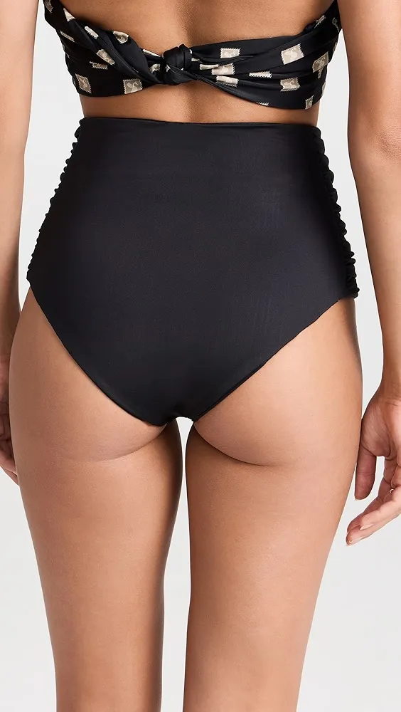 Johanna Ortiz   Andean Black Cumbi Bikini Bottoms 