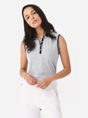     KJUS  Women's Ella Sleeveless Structure Polo    