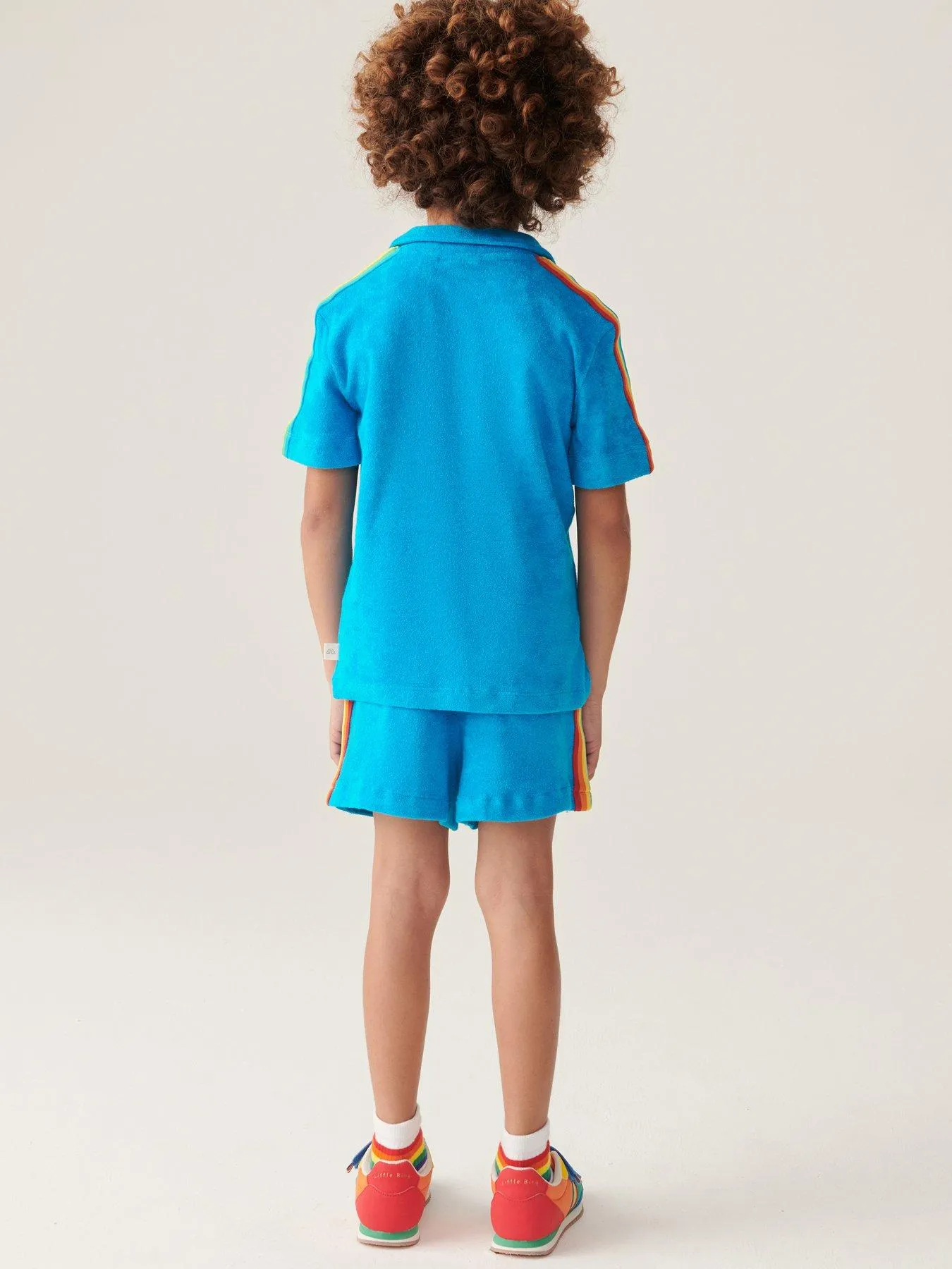 Little Bird Polo Towelling Set - Blue