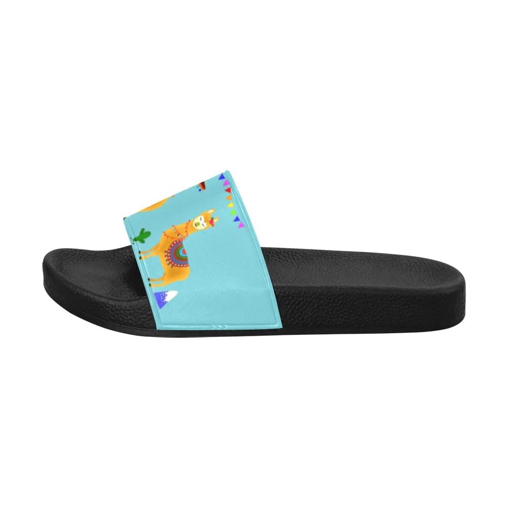 Llama Festival Women's Slide Sandals