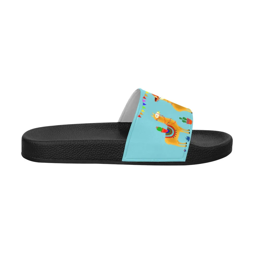 Llama Festival Women's Slide Sandals