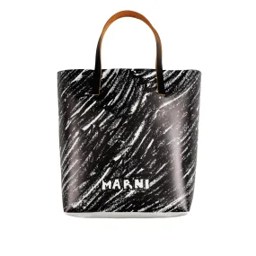 Marni Tribeca Shopping Bag Black/White