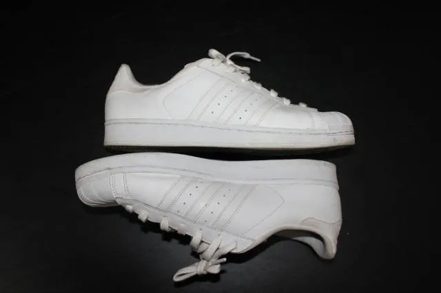 Mens adidas superstar sneakers white 2015 b27136 sz 10.5 preowned