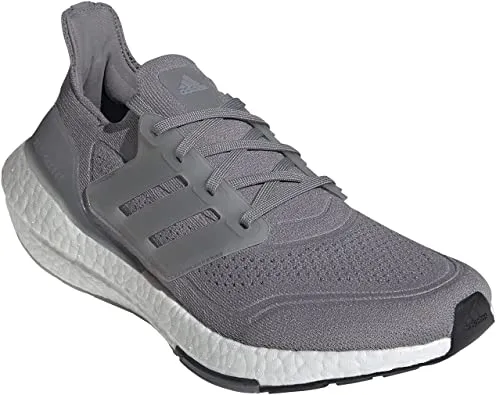 Men's Adidas Ultraboost 21, Grey/Grey/Grey, 11 D Medium