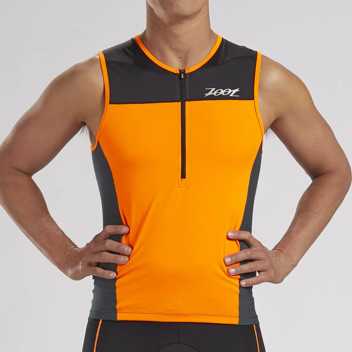 Mens Core+ Tri Tank - Orange