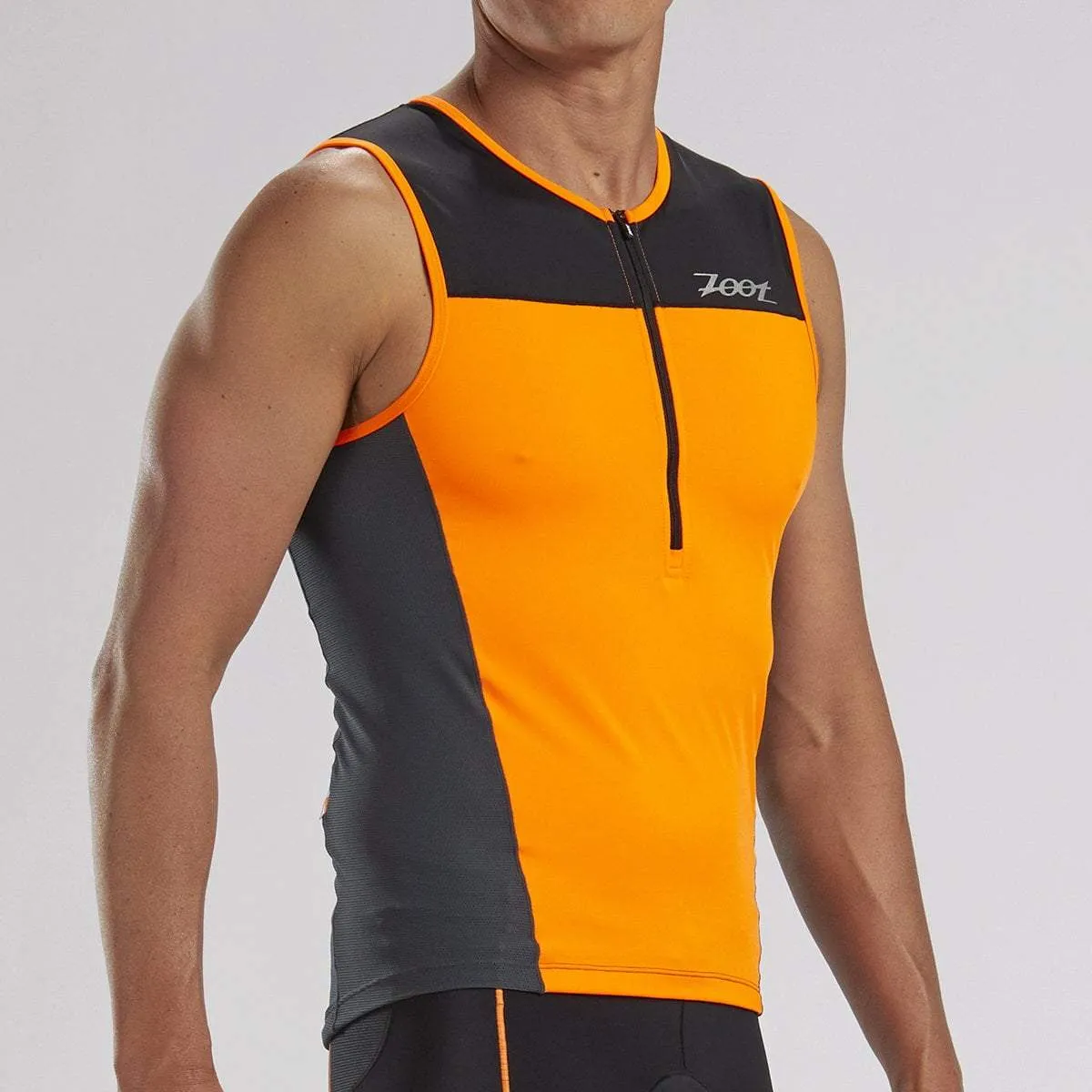 Mens Core+ Tri Tank - Orange