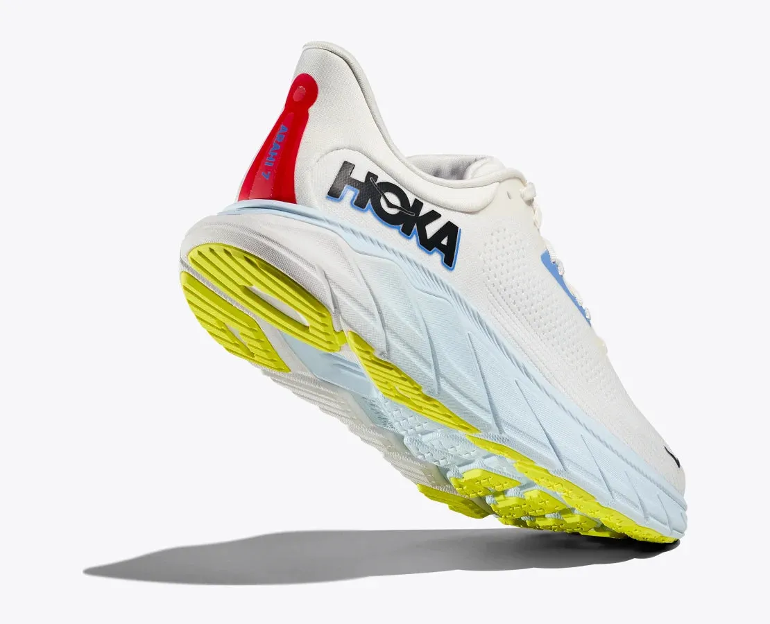 Men's Hoka Arahi 7 (Blanc De Blanc/Virtual Blue)