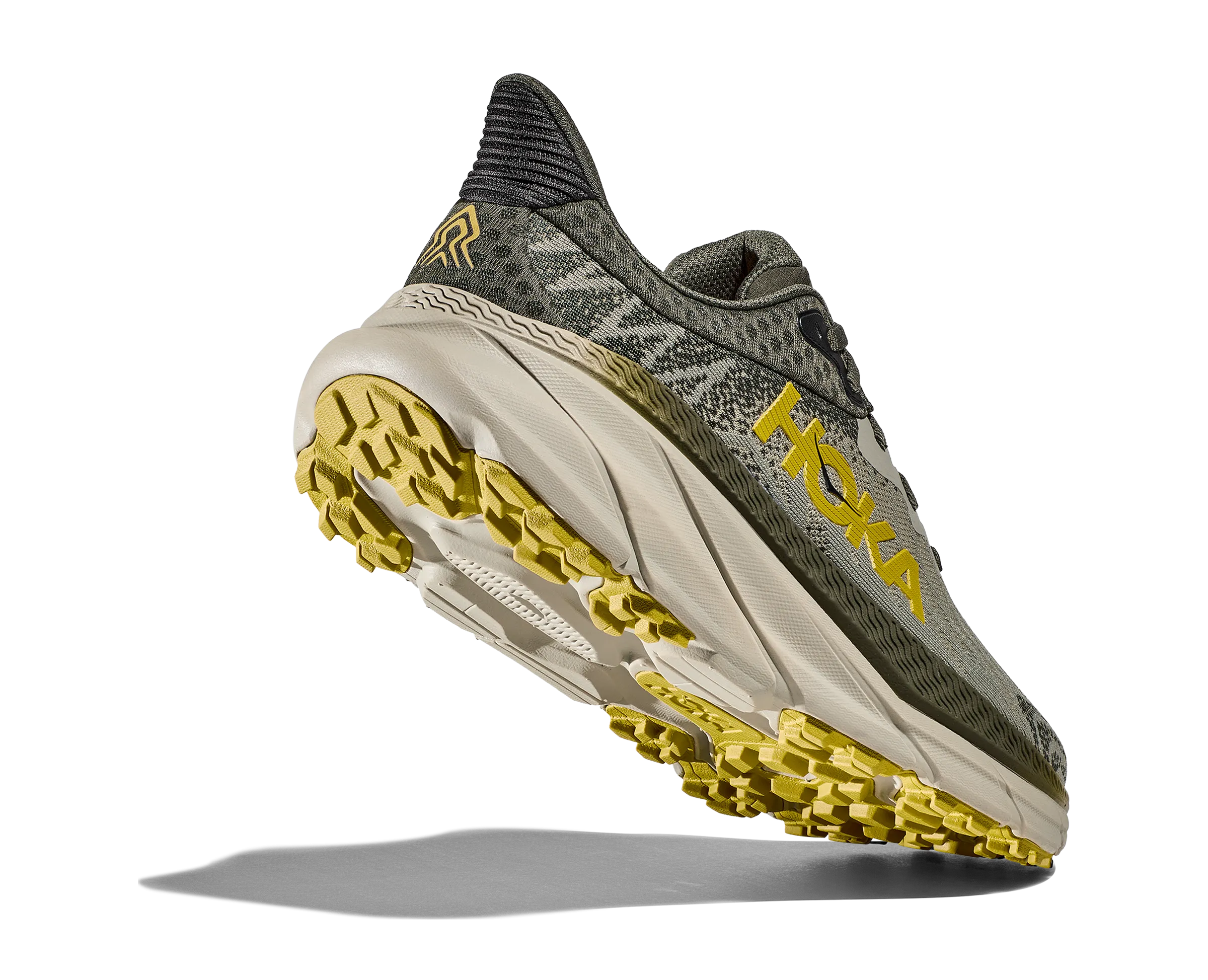 Men's Hoka Challenger 7 Color: Olive Haze / Forest Cover