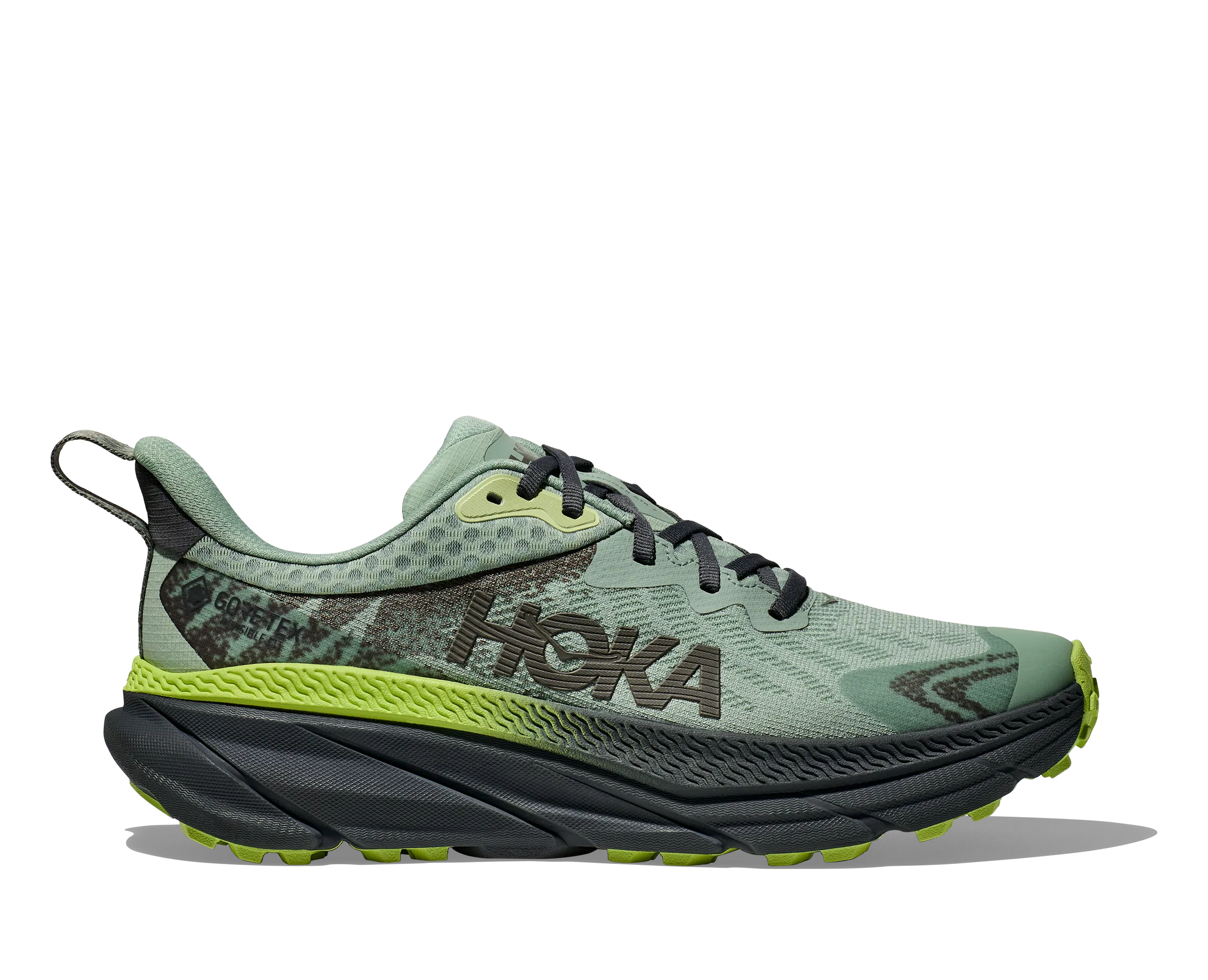 Men's Hoka Challenger 7 GTX Color: Aloe Vera / Lettuce