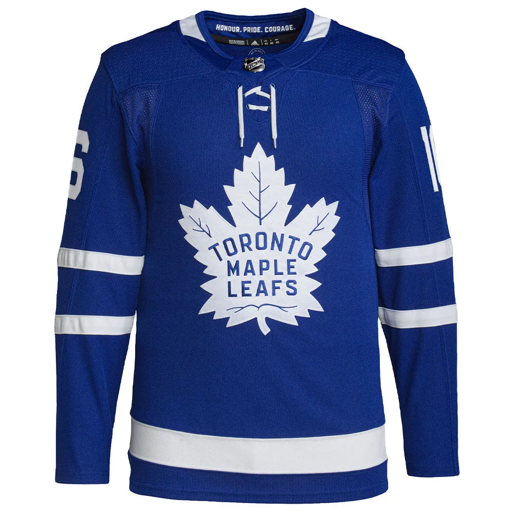 MITCH MARNER TORONTO MAPLE LEAFS ADIDAS ADIZERO PRIMEGREEN AUTHENTIC BLUE HOME JERSEY