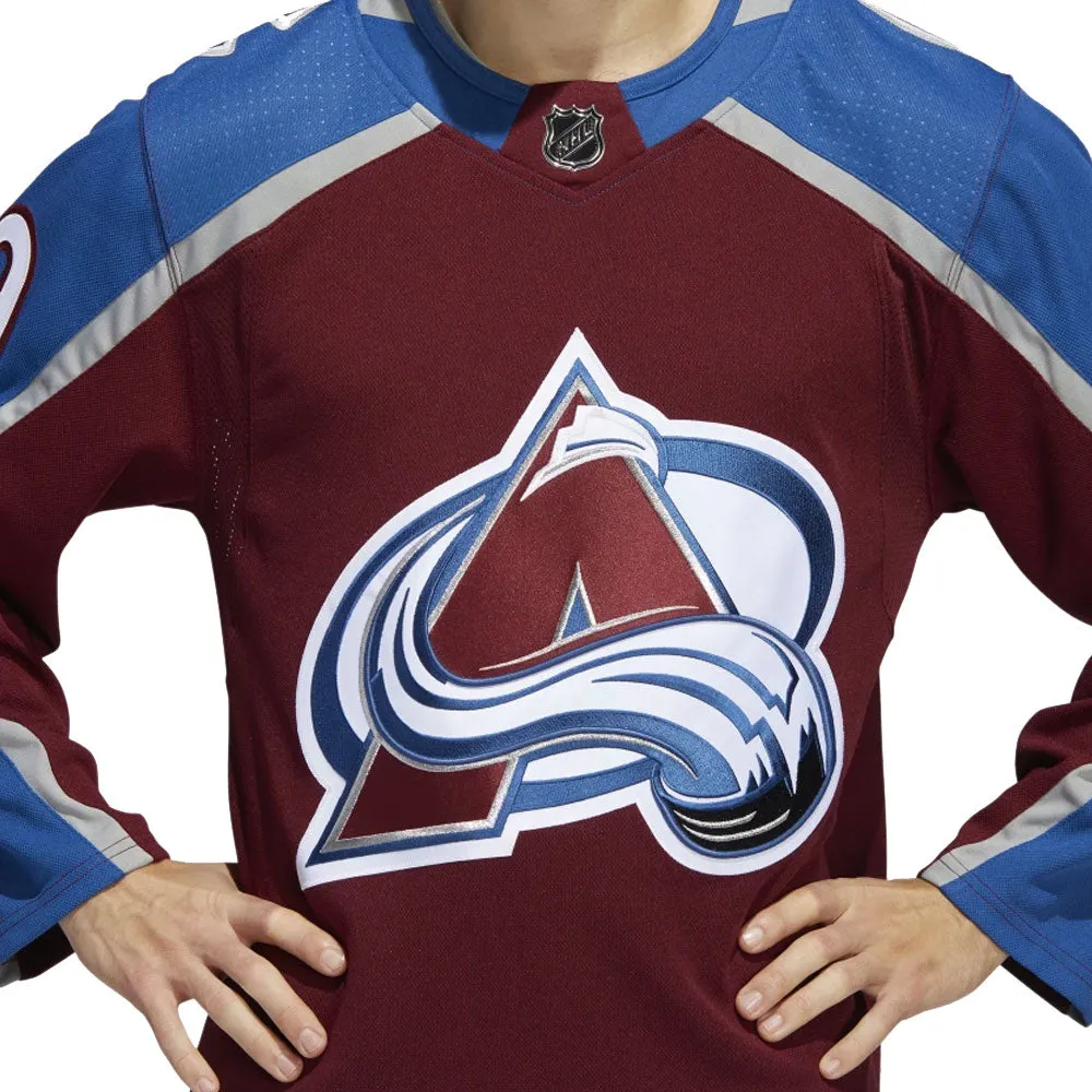 NATHAN MACKINNON COLORADO AVALANCHE ADIDAS ADIZERO PRIMEGREEN AUTHENTIC MAROON HOME JERSEY