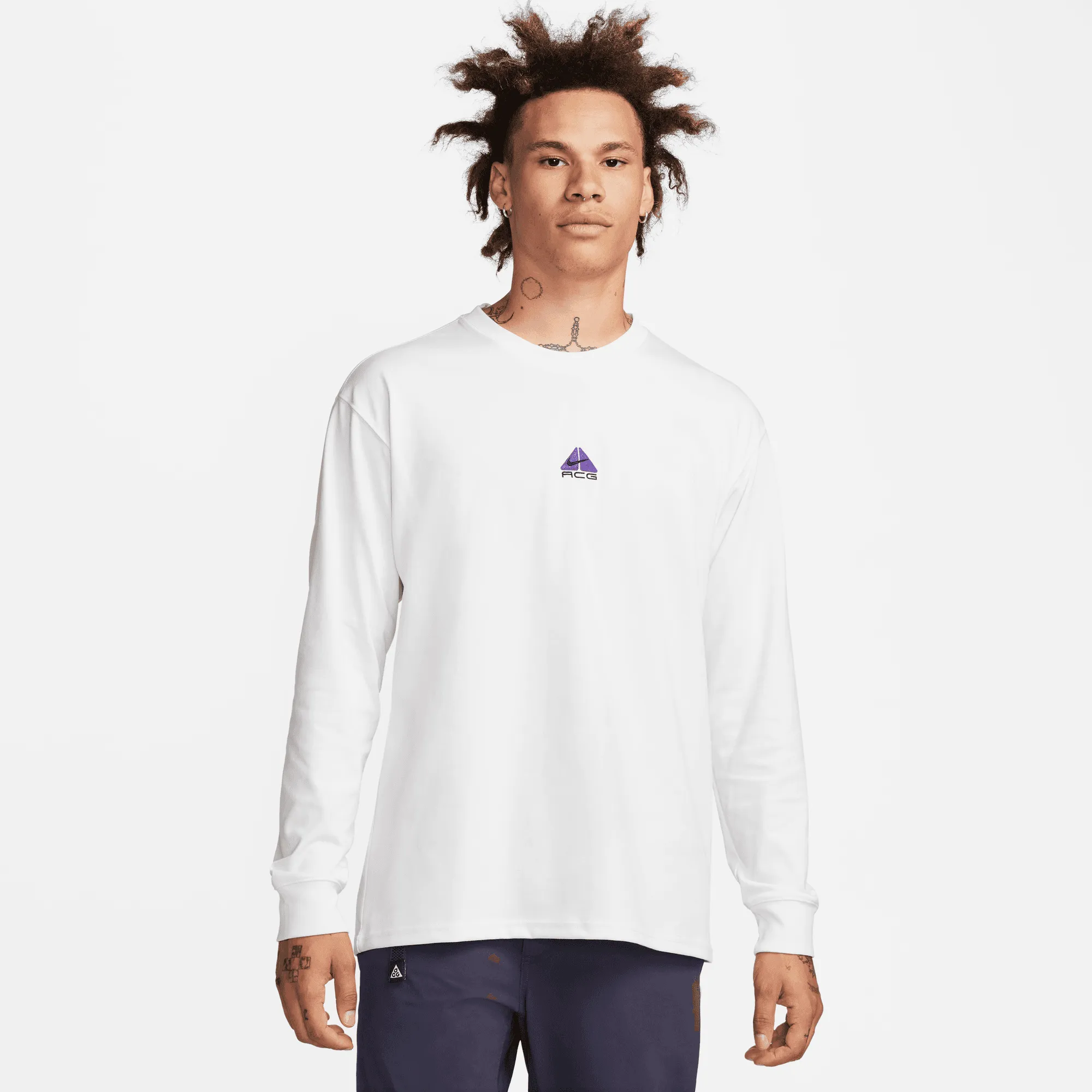 Nike ACG Lungs White Long-Sleeve T-Shirt