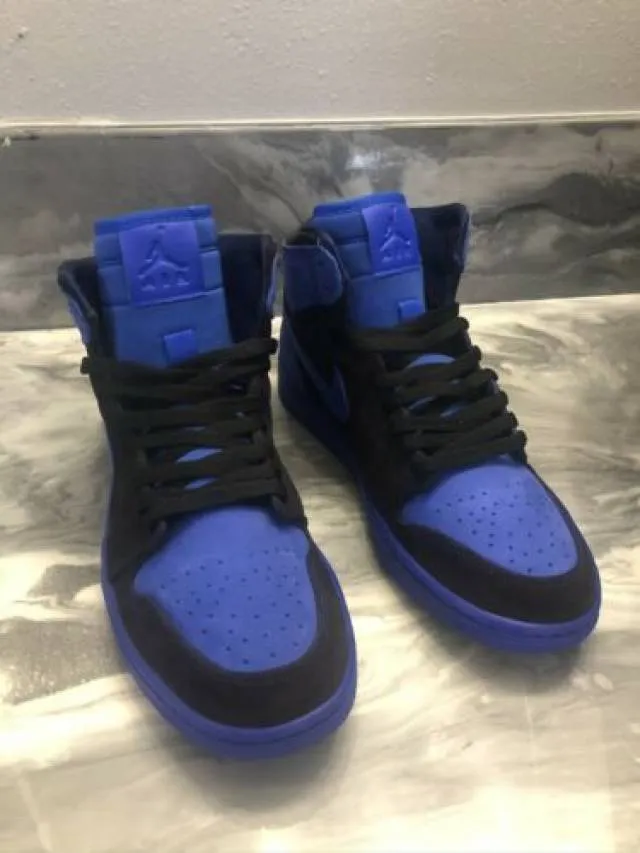 Nike air jordan 1 high custom painted blue void women’s 11/men’s 9.5