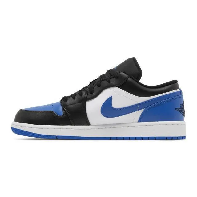 Nike air jordan 1 low (alternate royal toe/ white/ royal blue/ black) men us 8-13 553558-140