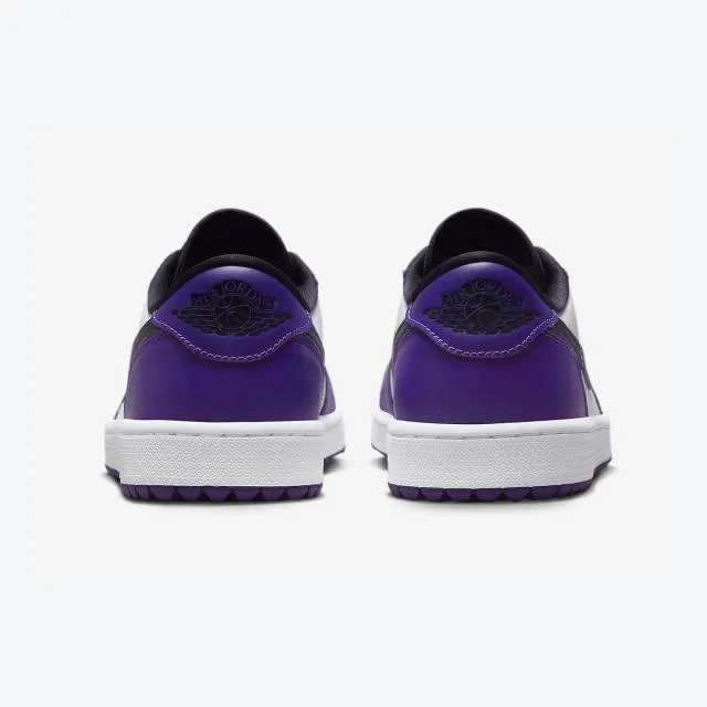 Nike air jordan 1 low golf (court purple/ white/ court purple/ university red/ black) men us 8-13 dd