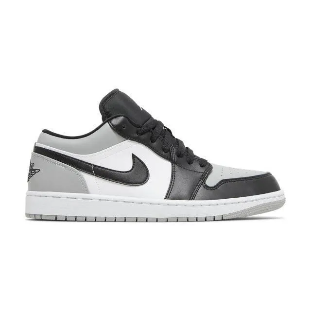 Nike air jordan 1 low (shadow toe/ light smoke grey/ black/ white) men us 8-13 553558-052