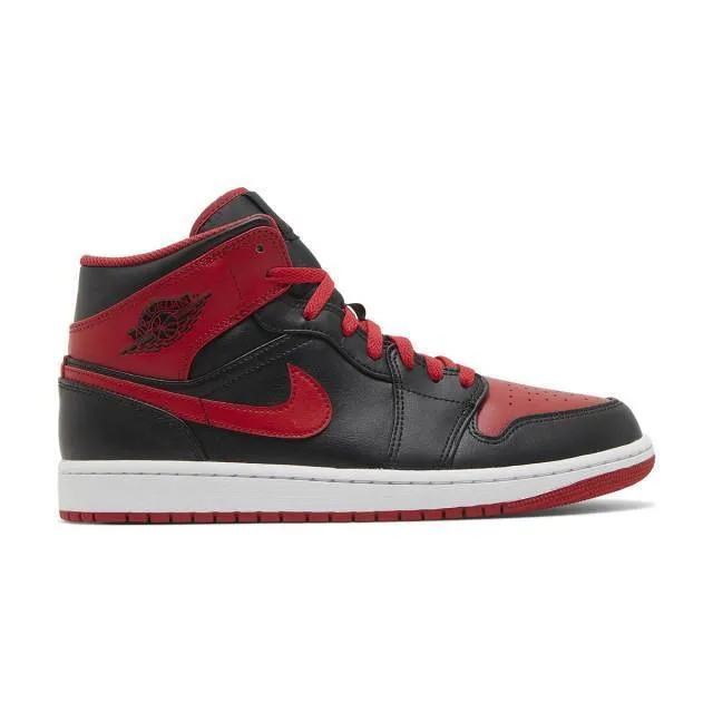 Nike air jordan 1 mid (alternate bred/ black/ fire red/ white) men us 8-13 dq8426-060