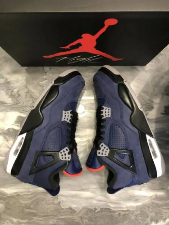 Nike air jordan 4 retro winterized loyal blue men’s 9