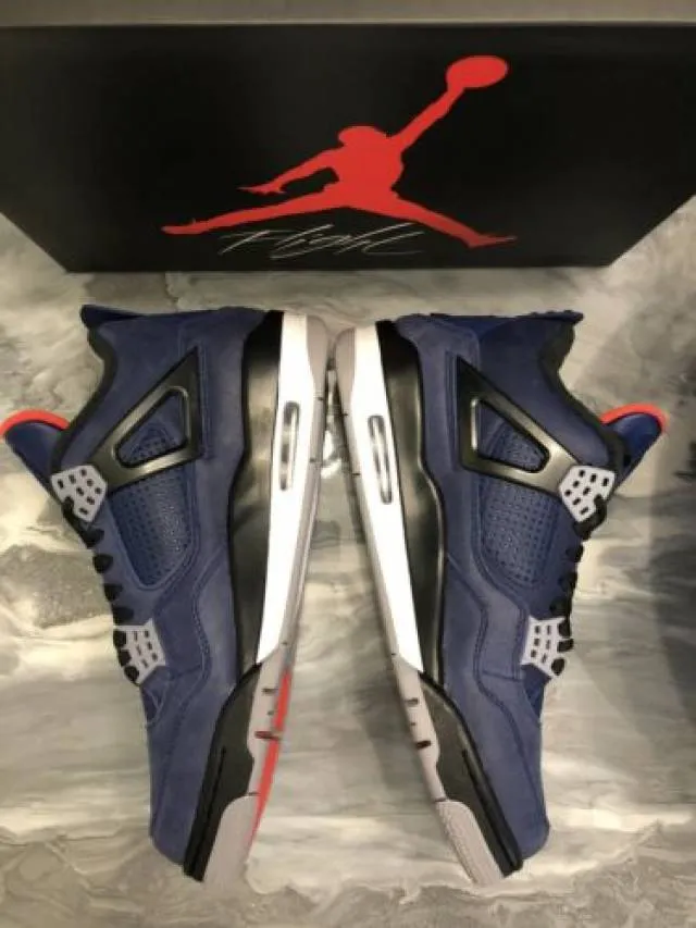 Nike air jordan 4 retro winterized loyal blue men’s 9