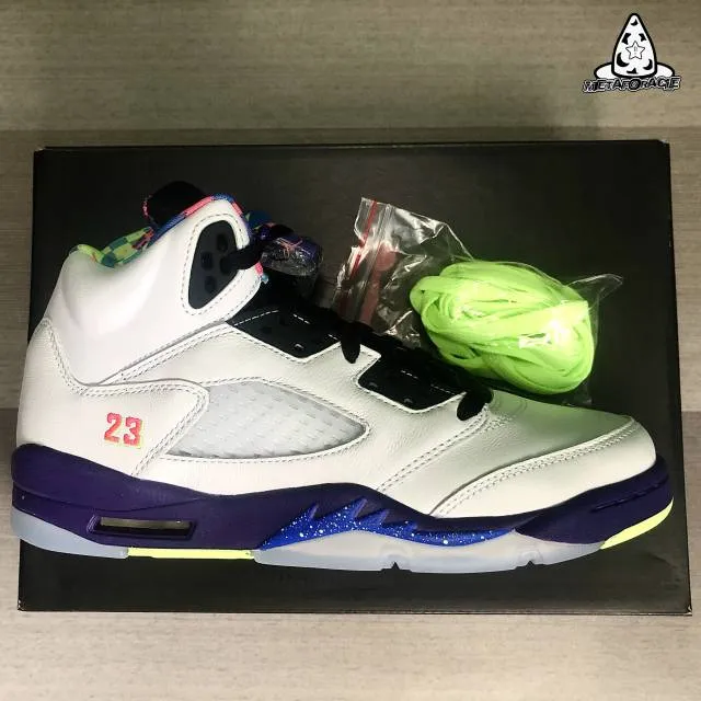 Nike air jordan 5 retro 2020 ghost green / alternate bel air