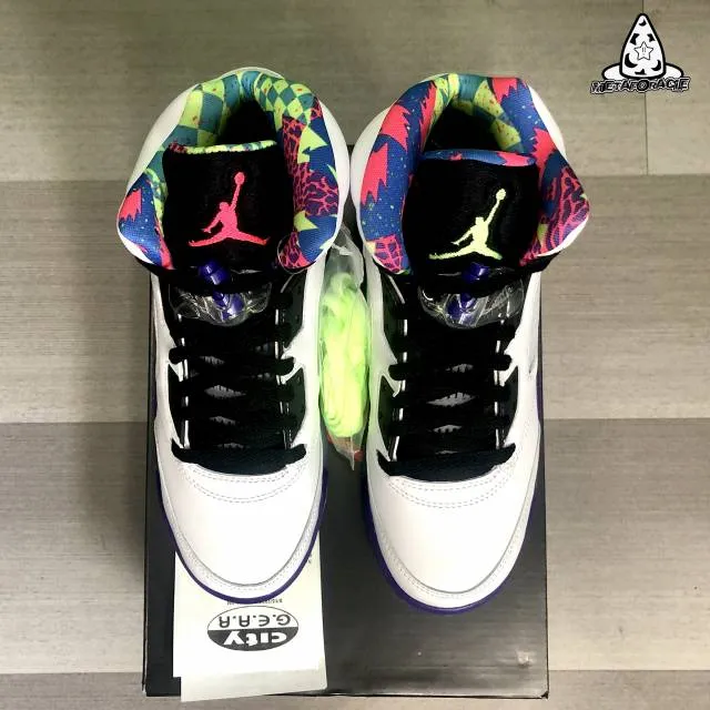 Nike air jordan 5 retro 2020 ghost green / alternate bel air