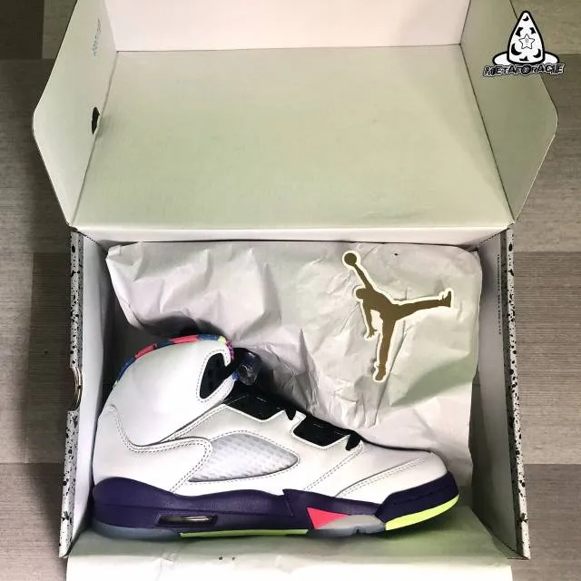 Nike air jordan 5 retro 2020 ghost green / alternate bel air