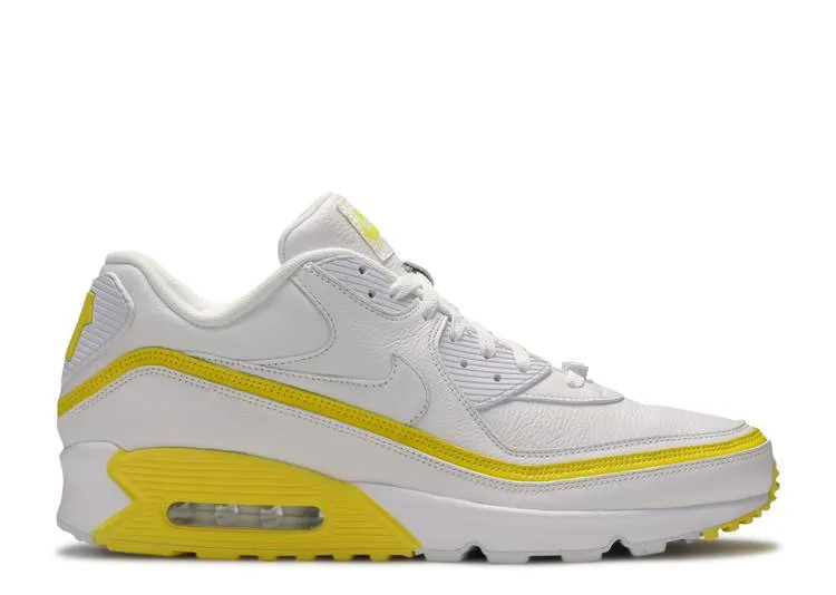 Nike Air Max 90 Undefeated White Optic Yellow (WORN)