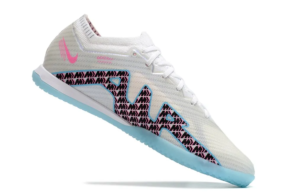 Nike Air Zoom Mercurial Vapor 15 Elite Indoor Blast Pack - White/Baltic Blue/Pink Blast