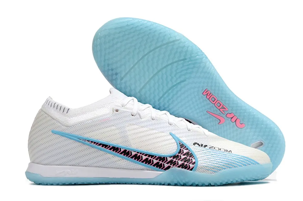 Nike Air Zoom Mercurial Vapor 15 Elite Indoor Blast Pack - White/Baltic Blue/Pink Blast